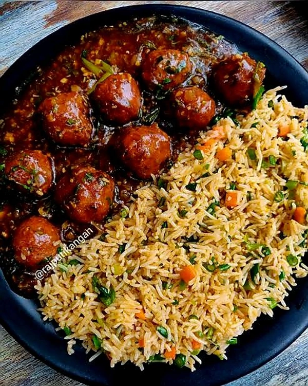Veg Combo [1 Veg Manchurian+1 Panner Dum Biryani+Special Veg Fried Rice]